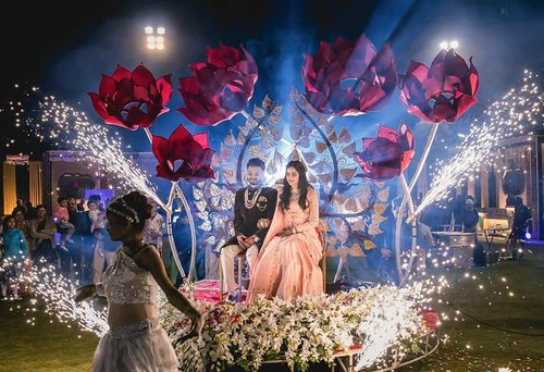 best bride groom entry theme west-delhi