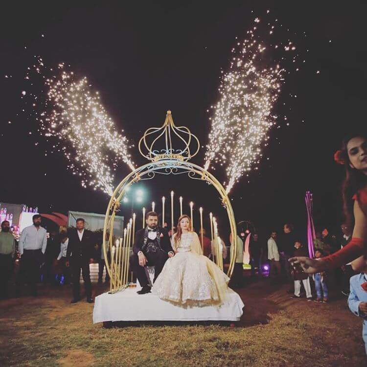 bride groom entry west-delhi